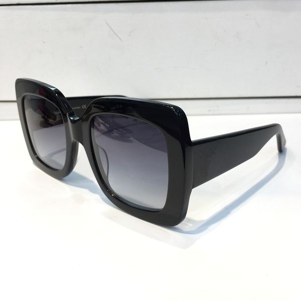 occhiali da sole per uomo e donna stile estivo 0083S anti-ultravioletto retro piatto quadrato full frame fashion scatola casuale 0083