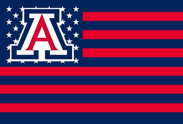 

Arizona Wildcats Flag 90 x 150 cm Polyester NCAA Stars And Stripes Banner
