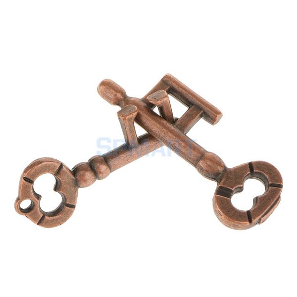 

wholesale- metal cast puzzle retro vintage lock key iq mind brain teaser adults 4 levels