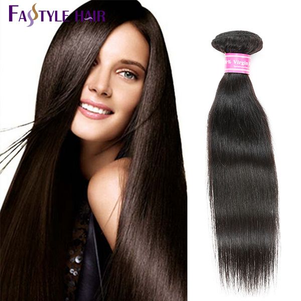 Fastyle Malaysian Straight Weave Natural Black Dyeable Brazilian