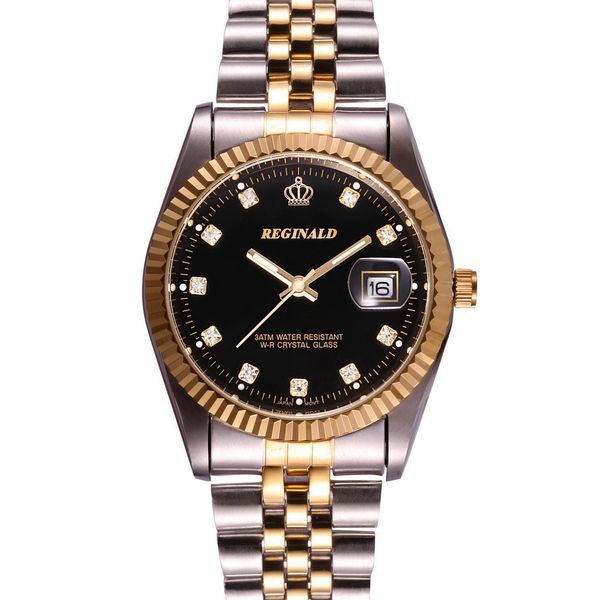 

New business casual men ladies couple watch simple fashion stainless steel quartz watch gift table