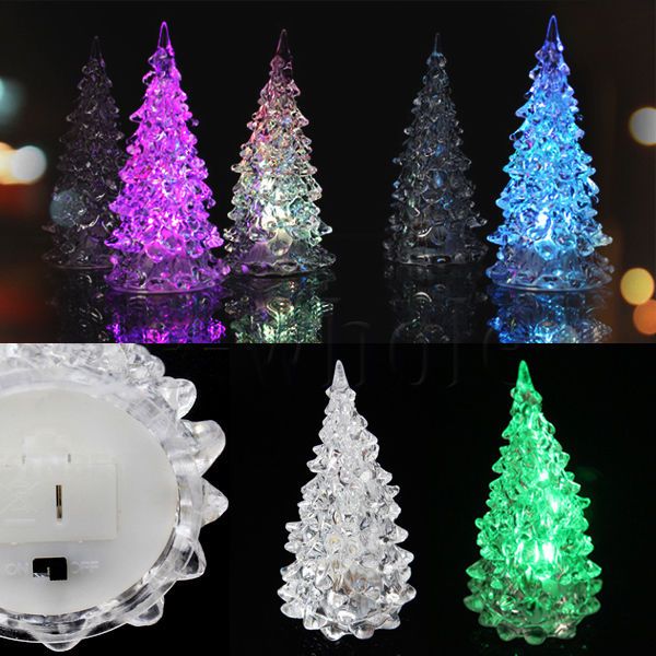 christmas tree lights christmas tree ornaments icy crystal color led christmas ornaments