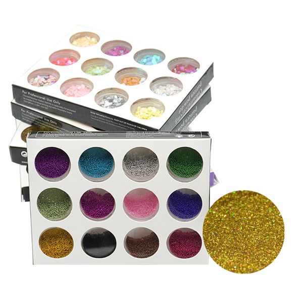 

Nail glitter powder du t 12 color 3d nail art decoration profe ional nail art bottle tip et kit diy tool
