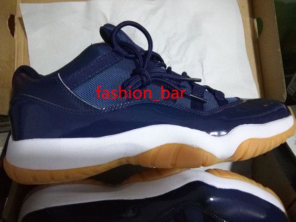 

Navy Gum 11S Low midnight navy 11s varsity red low Online wholesale discount man basketball shoes size eur 36-47 free shipping