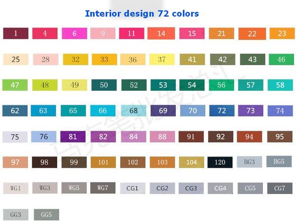 Touchnew Color Chart