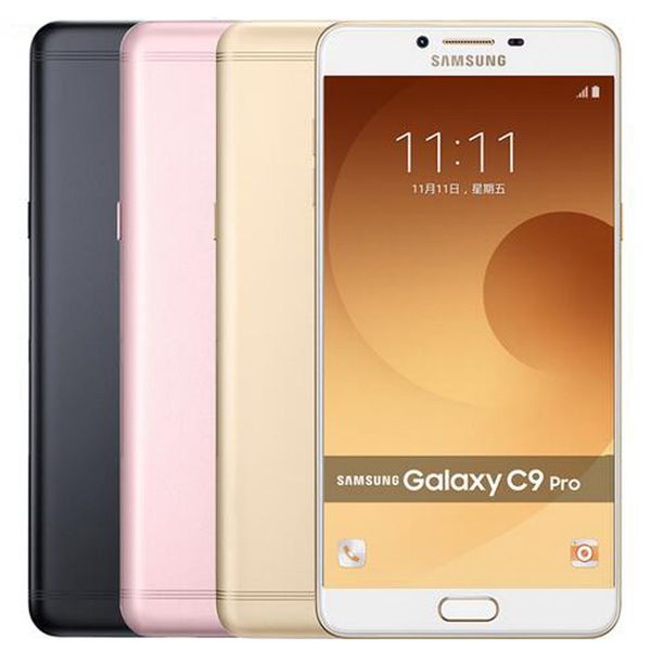 

refurbished original samsung galaxy c9 pro c9000 dual sim 6.0 inch octa core 6gb ram 64gb rom 16mp 4g lte android cell phone dhl 1pcs