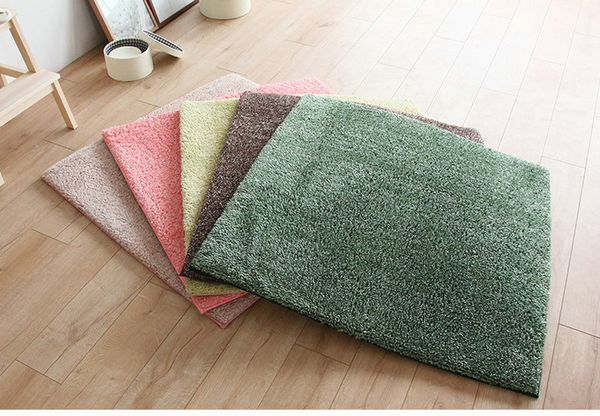 Squares Spliced Mats Door Footcloth Carpets Tile Area Rugs Sitting