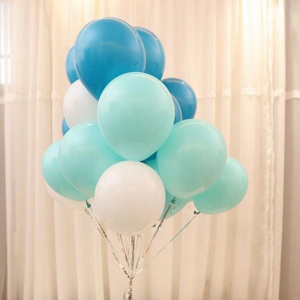 2019 Balloons 10inch 25cm Dark Light Blue For Gift Craft Birthday