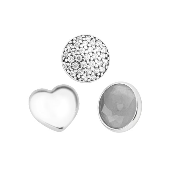

june petites grey moonstone & clear cz silver beads original charms for locket necklace fits pandora bracelet woman diy jewelry making