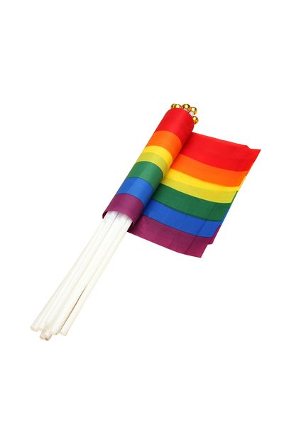 

wholesale-gsfy-12pcs gay pride lesbian peace lgbt rainbow flag banner festival carnival