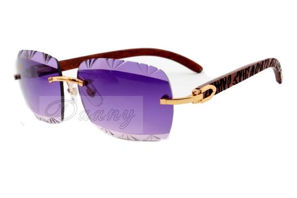 

fashion engraving lens, sunglasses 8300765 natural birch hand carved tiger pattern mirror legs sunglasses, size: 56-18-135mm, White;black