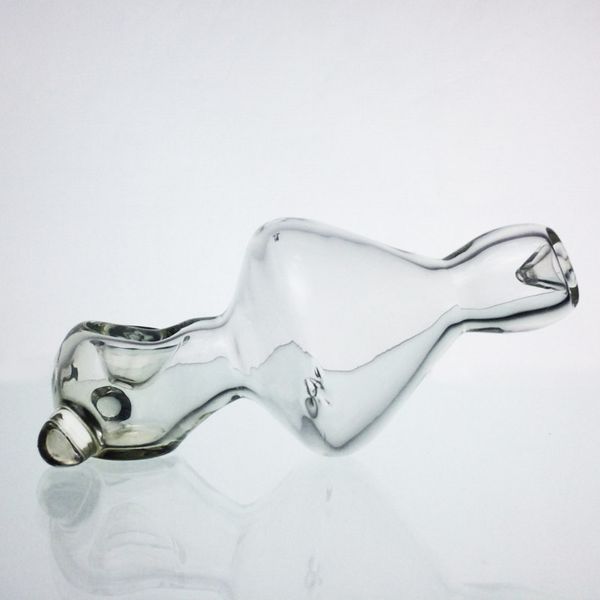 Tornado Storm Classic Glass Hand Pipe tiny tornado glass smoking pipes 5 inch thick spoon pipes for Smoking