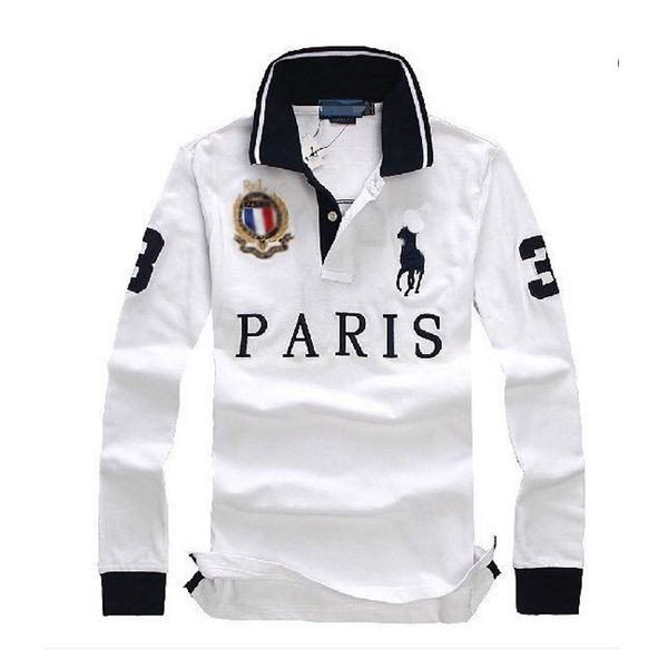 

discounted poloshirt men tshirt Long Sleeves T shirt cotton sexy men Paris London New York Berlin tee shirts M L XL 2XL dropshipping