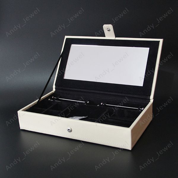 

single layer jewellery boxs fits european pandora style charms beads pendants bracelets and necklaces brandede diy jewelery, Black;white