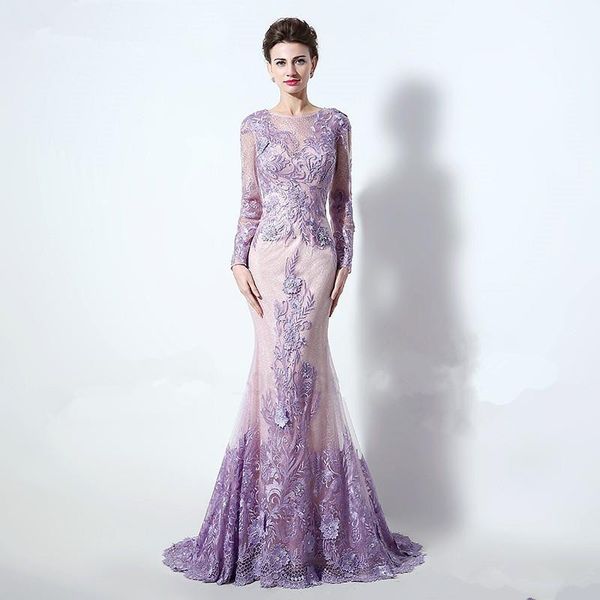 

elegant scoop embroidery beading crystal sequined lace 2017 evening dress with long sleeve prom party gown pegeant dress custom made, Black;red
