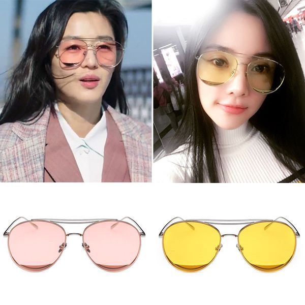 

2017 personality retro sunglasses, ladies big frame transparent toad mirror, fashion sunglasses wholesale shopping, White;black