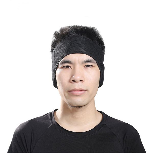 

wholesale- winter windbreak pattern warm wind ear headband running head guard outdoor bike cycling riding accessories oct 13, Black