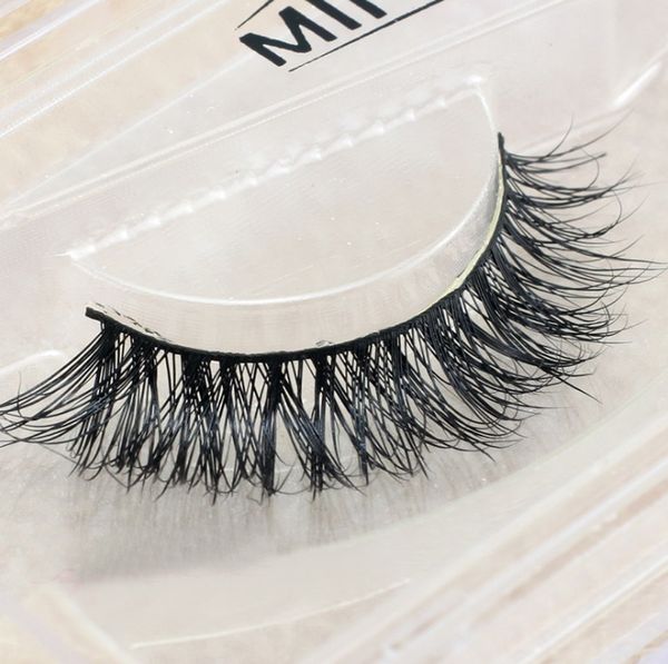 

nude naked makeup 3d eyelashes for upper eyes messy natural cul crisscross lash extension black cotton stem wispies mink hair eyel4518682
