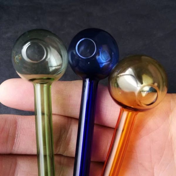 B-02 Стеклянная труба стакана стакана Bubbler кухние труба вода Стекло Бонга Бесплатная доставка