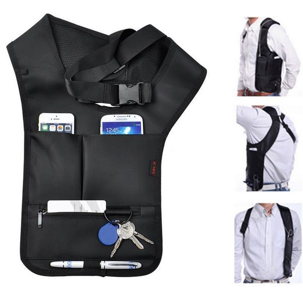 

wholesale- anti-theft women armpits shoulder messenger cross-package fashion cool male invisible backpack anti theft bag big agent package