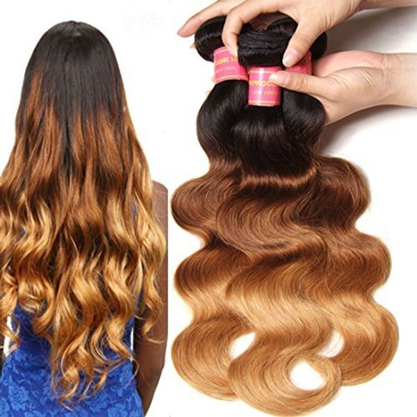 Soft Feel Hair Ombre Brazilian Body Wave Bundles Brazilian Virgin