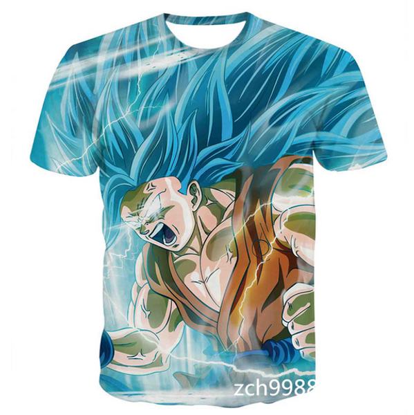 

новые прибытия женские / мужские dragon ball супер saiyan vegeta с коротким рукавом 3d печати футболка лето повседневная футболка s--5xl aa1, White;black