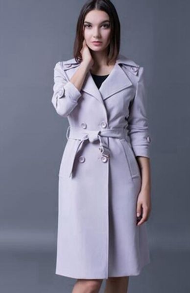 

women in the spring and autumn period and the new boutique show thin long trench coat of cultivate one's morality / s-4xl, Black