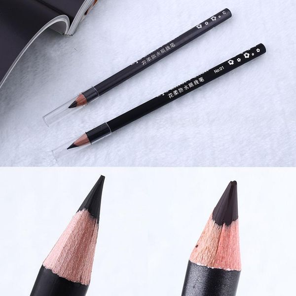 

wholesale- wholesale 10pcs/lot waterproof eyeliner pencil eyebrow beauty comestics tools delineador
