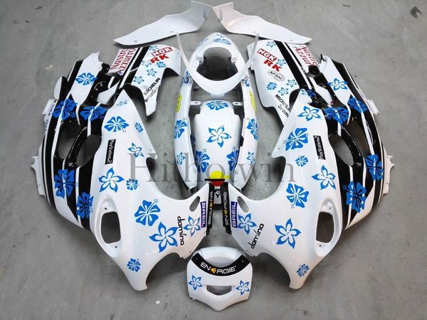 

Aftermarket ab pla tic fairing for uzuki g x600f katana 2003 2006 g x 600f 03 04 05 06 blue nowflake bodywork et