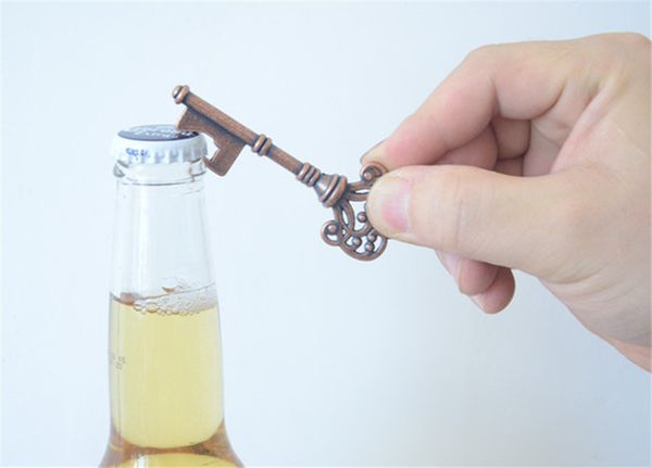 

key shape bottle openers bronze silver color keychain beer bottle opener antique retro opener households kitchen bar tool