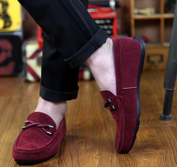 

genuine style driving soft men loafers fashion gommino 2017 shoes shoes men flats moccasins summer leather cnmal, Black