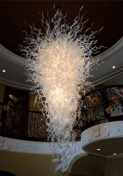 

large stair chandelier for home decoration bulbs style modern handmade blown glass chandelier light