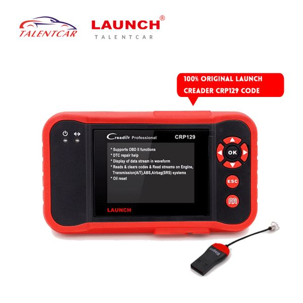 Оригинальный запуск X431 CRP129 Tool Tool CRP-129 ABS Reset Professional OBDII EOBD AUTO-код сканер CRP129