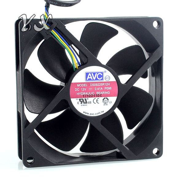 Nova e original DS09225R12H 9 cm 9025 12 V 0.41A 4 PWM ventilador vento capacidade para AVC 90 * 90 * 25mm