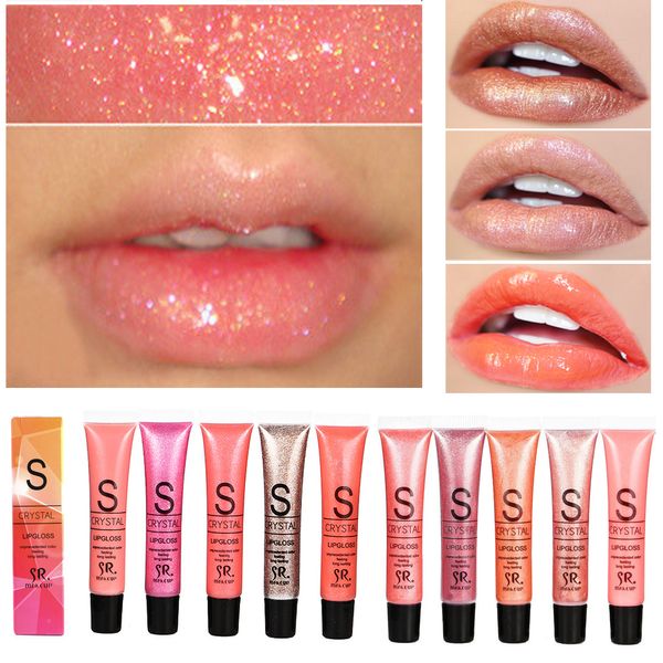 

New Fashion Long Lasting Moisturizer Glitter Lip Gloss Tint Cosmetics Nutritious Shimmer Liquid Lipstick Beauty Lips Makeup