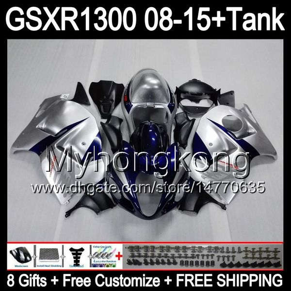 8gifts für SUZUKI Hayabusa GSXR1300 2008 2009 2010 2011 glanz silber 14MY8 GSXR-1300 GSX R1300 GSXR 1300 2012 2013 2014 2015 Verkleidung