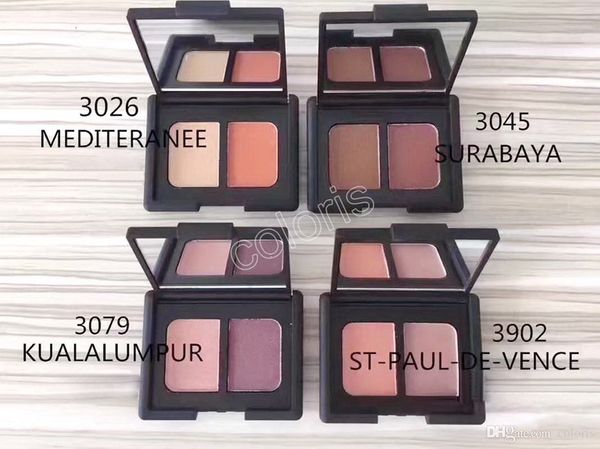 

makeup duo eyebrow shadow powder matte earth two colors eyeshadow long-lasting natural two-color palette