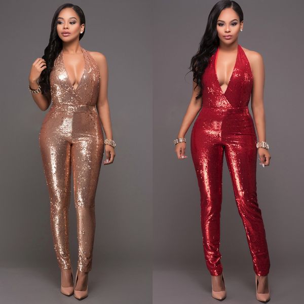 red sparkly playsuit