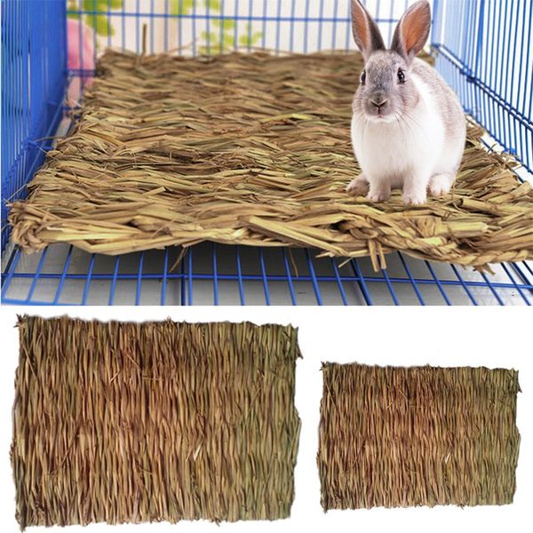 New Hamster Grass Mat Pet Rabbit Chew Mat Breakers Toy Small