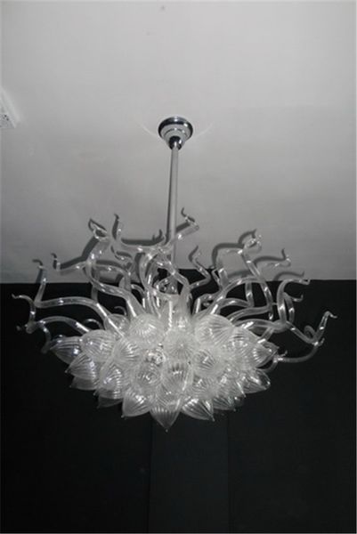 

modern ceiling lamps white clear blown glass ceiling chandelier home decoration led hanging lamps style chandelier