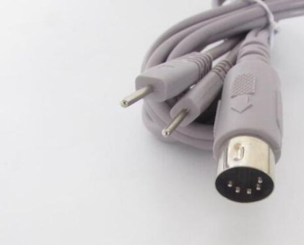 10PCS 2 metros 5 Núcleos conector Cabos Eletrocabos Para Dezenas de Máquinas Elétricas de Microcorrente de Estimulação Muscular com 2 pinos