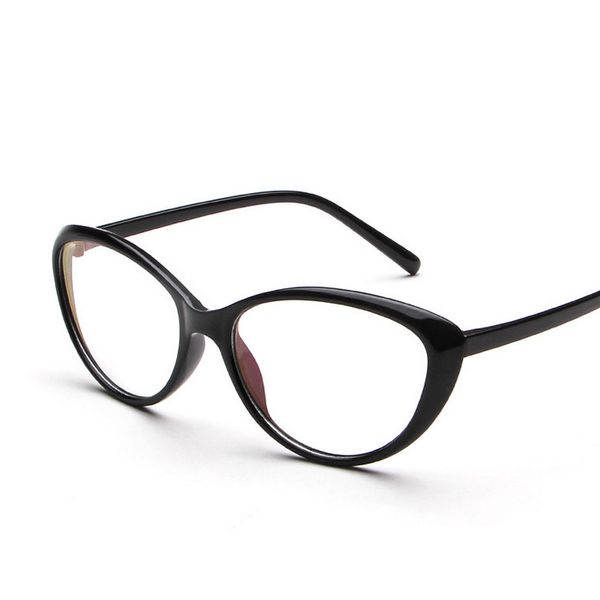 

wholesale- 2016 fashion women retro cat eye glasses frame female vintage optical myopia eyeglasses prescription eyewear, Silver