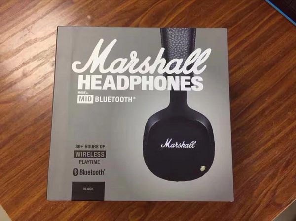 

Marshall MID Bluetooth наушники с микрофоном глубокий бас DJ Hi-Fi гарнитура профессиональный