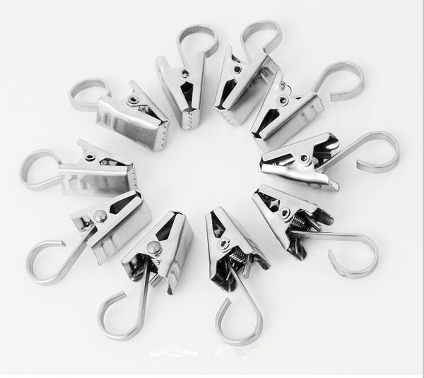 Grosshandel 100 Stucke Gardinenstange Haken Clips Fenster Dusche