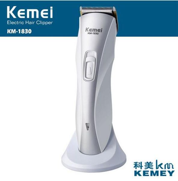 

modern kemei 1830 man children electric hair trimmers electric hair clipper trimmer rechargeable stainless steel blade razor km-1830