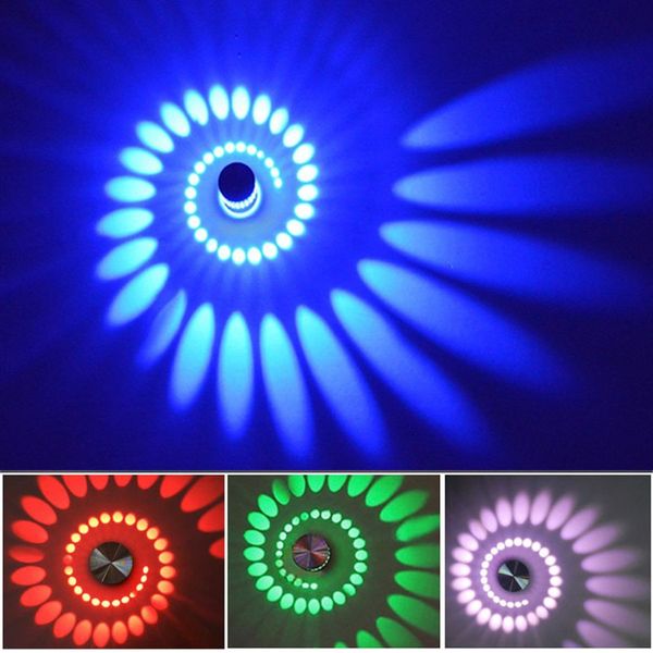 

modern 3w led wall lamp aluminum wall light for passage corridor porch/bedroom/ktv dj club background led lighting ac85-265v christmas decor
