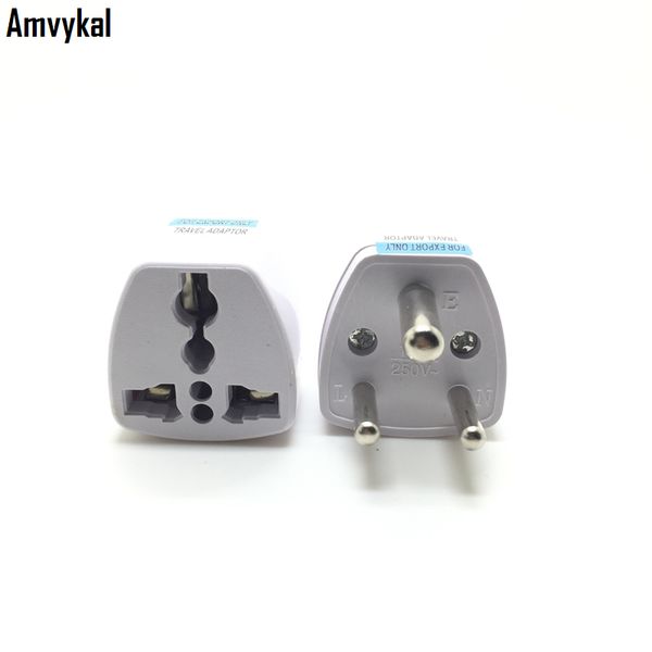 

amvykal universal travel plug converter au eu uk us to za in plug adapter socket south africa power electrical plug adaptor