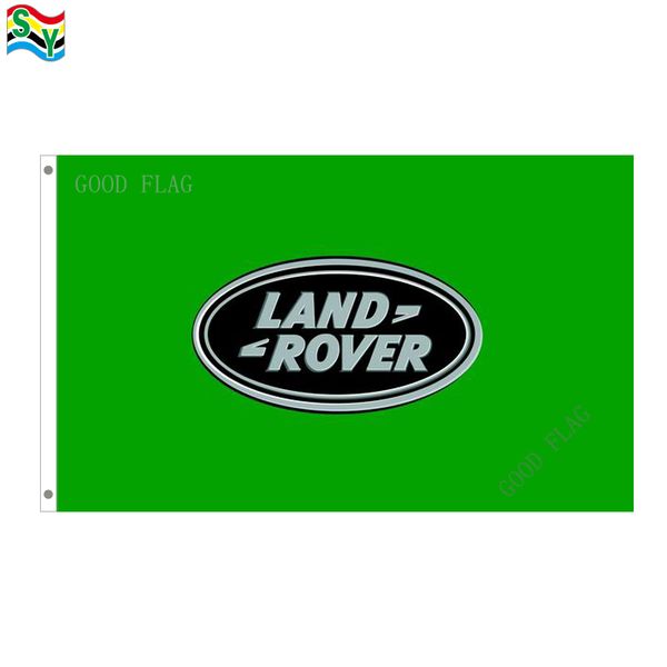 

goodflag range rover green flags banner 3x5 ft 90*150cm polyster outdoor flag