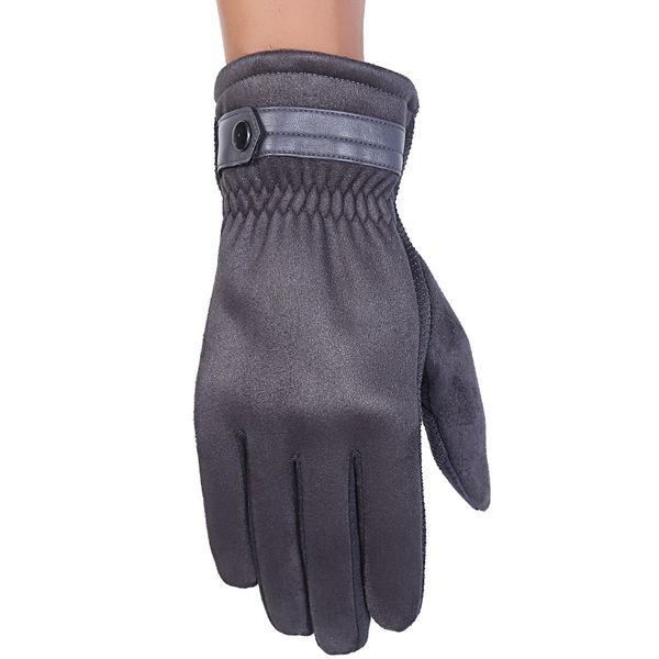 

wholesale- 2017 men fashion exercise gloves mittens touch screen winter warm gloves male fitness mitten for guanti invernali donna, Blue;gray