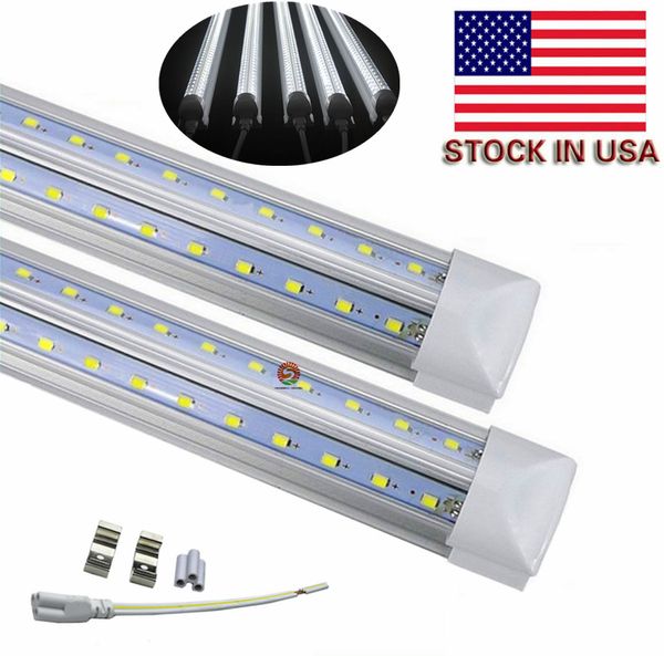 Entegre 3ft V-şekilli LED T8 Tüp Işıkları 25 W 0.9 M Soğutucu Kapı 900mm LED Tüpler Soğuk Beyaz AC 85-265V CE UL DLC